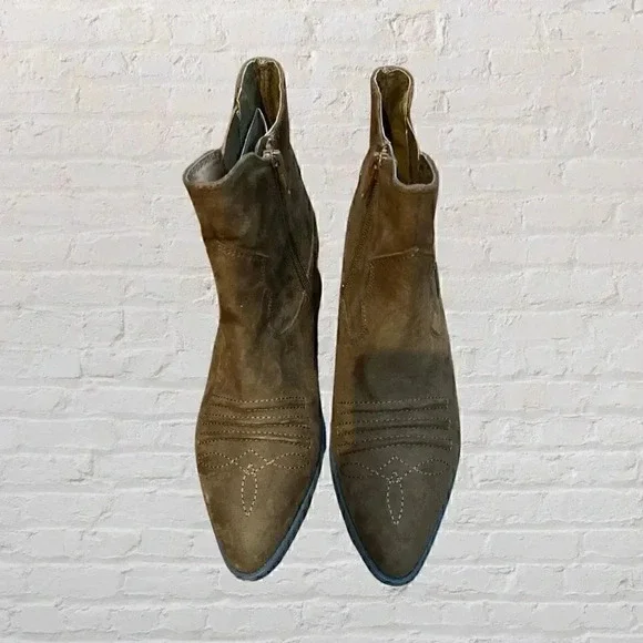 Carlos by Carlos Santana Montana Brown Booties Size 7 $79.00 Retail - Picture 2 of 8